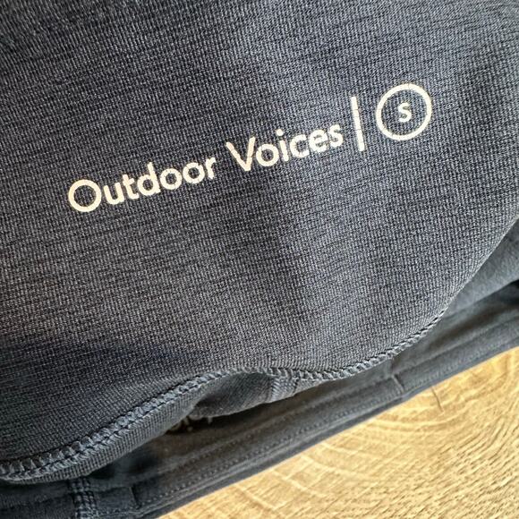 Outdoor Voices Warmup 7/8 Legging Charcoal Gray S - Picture 3 of 8
